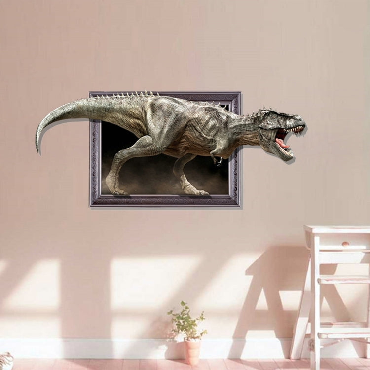 3D Dinosaur Removable Wall Art Stickers, Size: 133.7 x 58 x 0.3 cm
