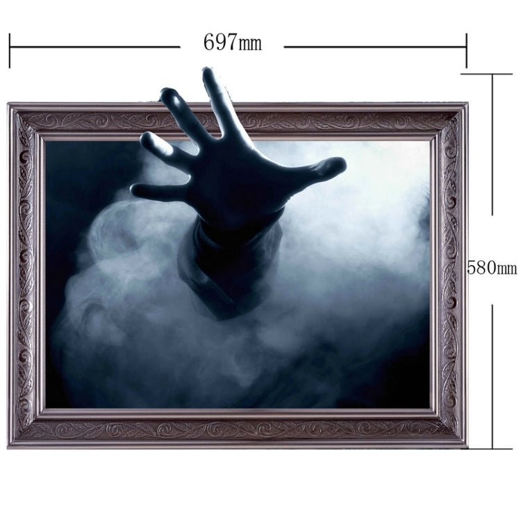 3D Hand Bathroom Art Stickers, Size: 69.7 x 58 x 0.3 cm