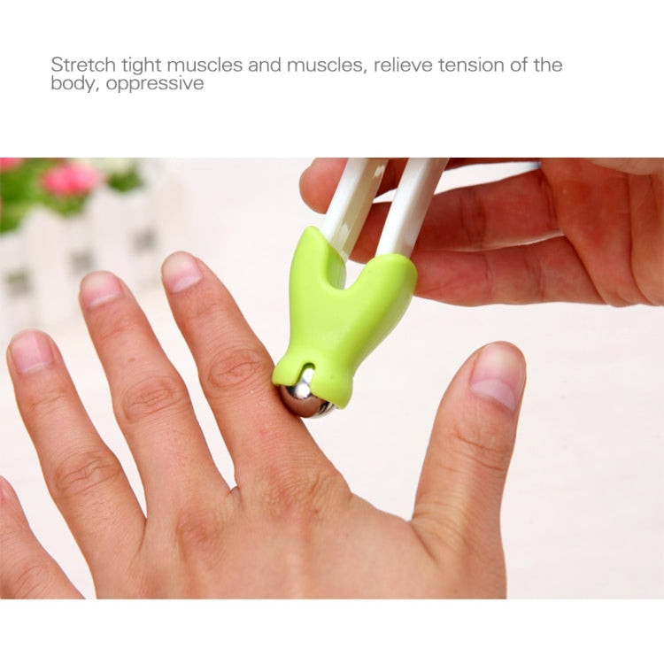 5 PCS 2 in 1 Handheld Finger Joint Roller Massager Blood Circulation Tool, Random Color Delivery