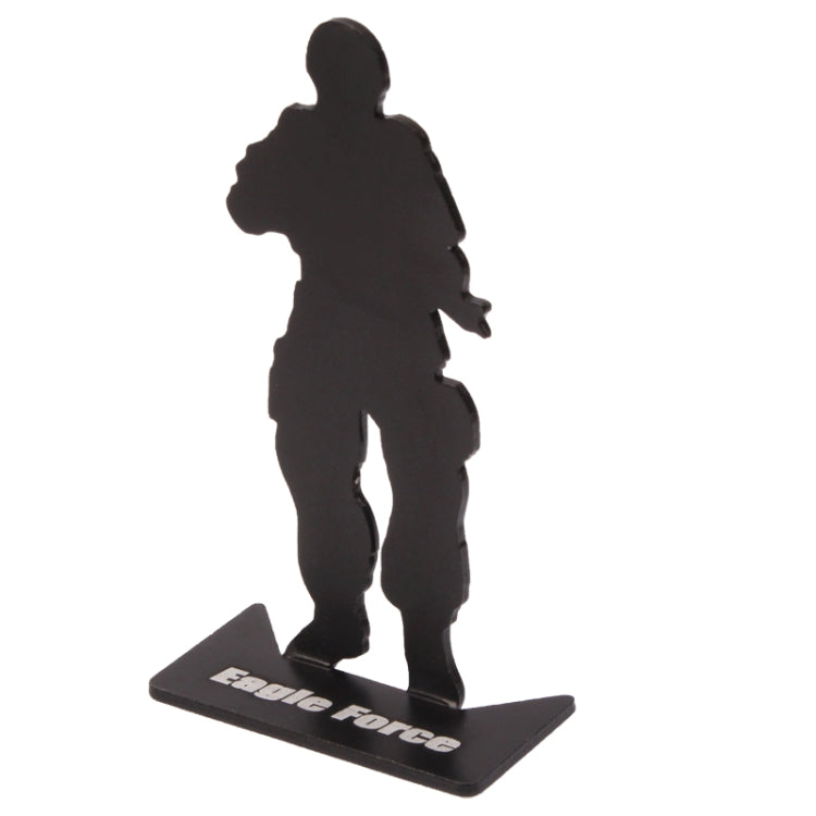 Cool Alloy Mini Soldiers Ornament Decoration Collection(Black)