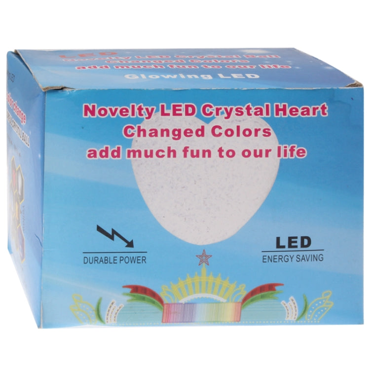 Heart Shape Variable Color LED Night Light(Pink)