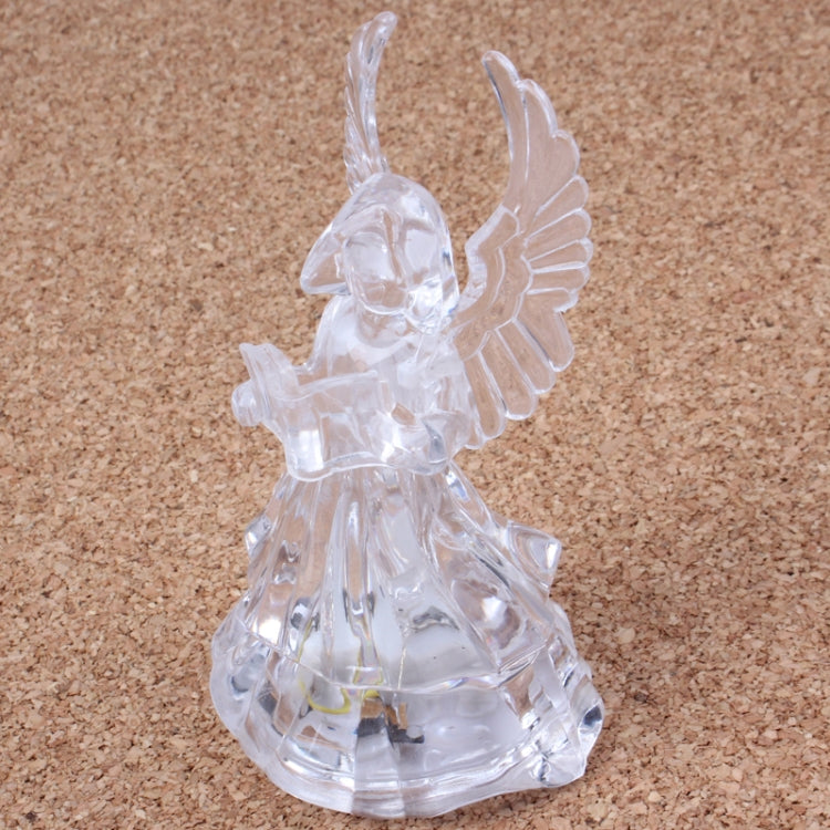 Crystal Angel Style Variable Color LED Night Light(Transparent)