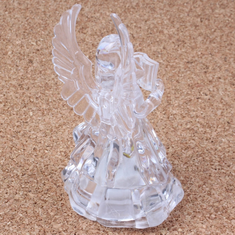 Crystal Angel Style Variable Color LED Night Light(Transparent)