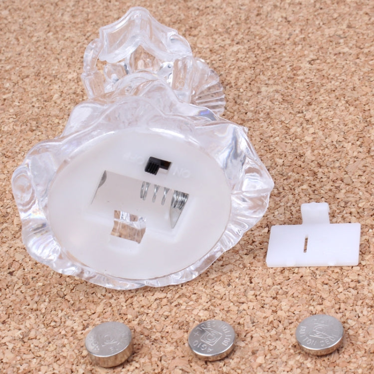 Crystal Angel Style Variable Color LED Night Light(Transparent)