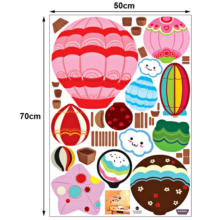 DIY Fashion Self Adhesive PVC Removable Wall Stickers / House Interior Decoration Pictures -- Balloon, Size: 70cm x 50cm