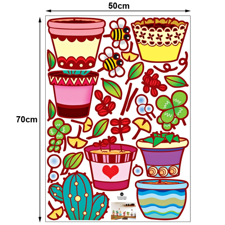 DIY Fashion Self Adhesive PVC Removable Wall Stickers / House Interior Decoration Pictures -- Garden, Size: 70cm x 50cm