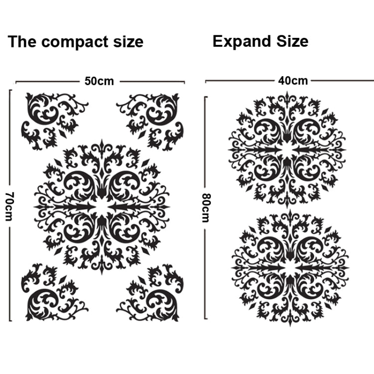 DIY Fashion Self Adhesive PVC Removable Wall Stickers / House Interior Decoration Pictures -- Classical Pattern, Size: 70cm x 50cm