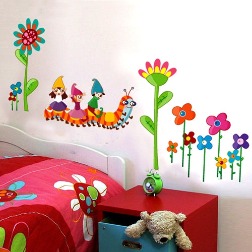 DIY Fashion Self Adhesive PVC Removable Wall Stickers / House Interior Decoration Pictures -- Cartoon Paradise, Size: 70cm x 50cm