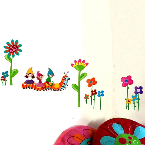 DIY Fashion Self Adhesive PVC Removable Wall Stickers / House Interior Decoration Pictures -- Cartoon Paradise, Size: 70cm x 50cm