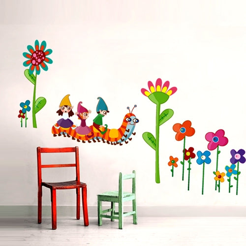 DIY Fashion Self Adhesive PVC Removable Wall Stickers / House Interior Decoration Pictures -- Cartoon Paradise, Size: 70cm x 50cm