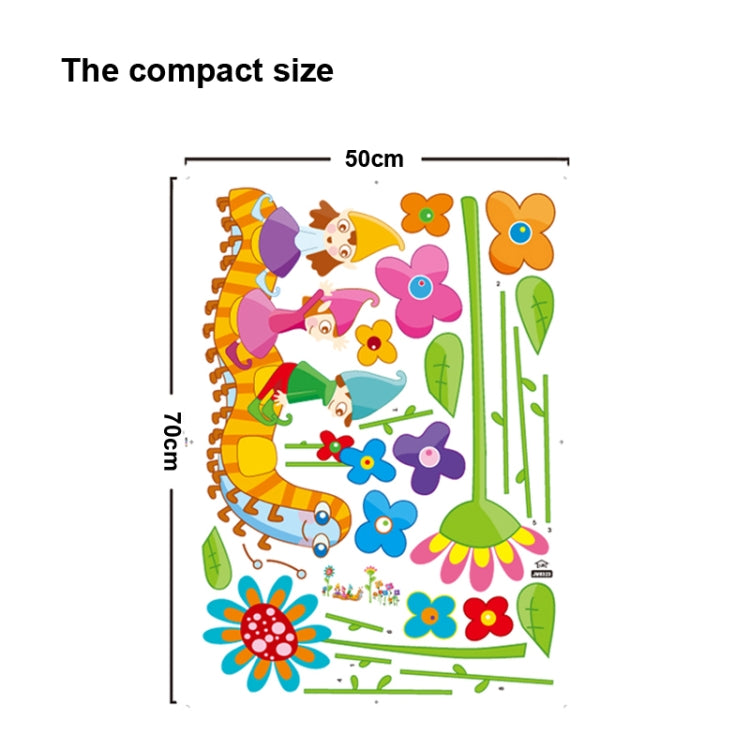 DIY Fashion Self Adhesive PVC Removable Wall Stickers / House Interior Decoration Pictures -- Cartoon Paradise, Size: 70cm x 50cm