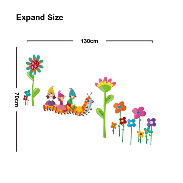 DIY Fashion Self Adhesive PVC Removable Wall Stickers / House Interior Decoration Pictures -- Cartoon Paradise, Size: 70cm x 50cm