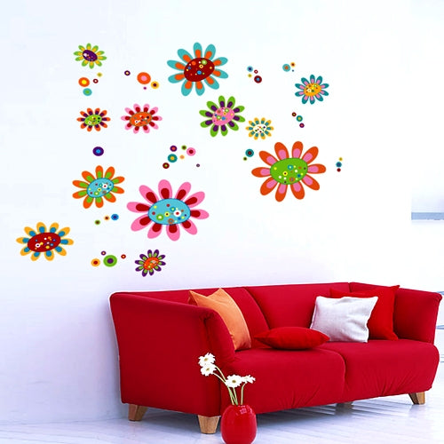 DIY Fashion Self Adhesive PVC Removable Wall Stickers / House Interior Decoration Pictures -- Floral, Size: 70cm x 50cm