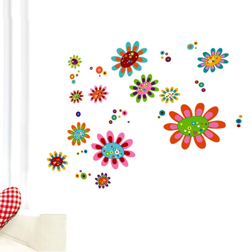 DIY Fashion Self Adhesive PVC Removable Wall Stickers / House Interior Decoration Pictures -- Floral, Size: 70cm x 50cm