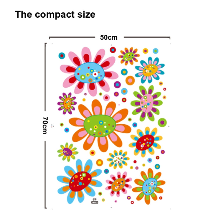 DIY Fashion Self Adhesive PVC Removable Wall Stickers / House Interior Decoration Pictures -- Floral, Size: 70cm x 50cm