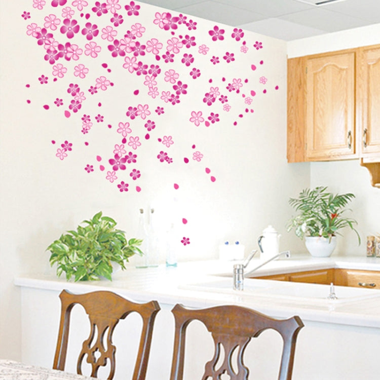 DIY Fashion Self Adhesive PVC Removable Wall Stickers / House Interior Decoration Pictures -- Flower, Size: 70cm x 50cm