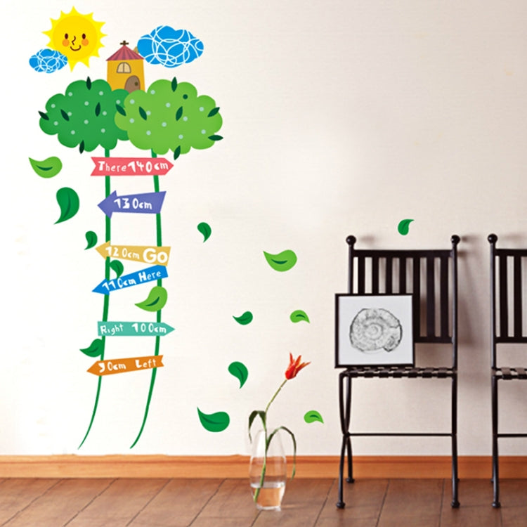 DIY Fashion Self Adhesive PVC Removable Wall Stickers / House Interior Decoration Pictures -- Measuring Height Ladder, Size: 70cm x 50cm
