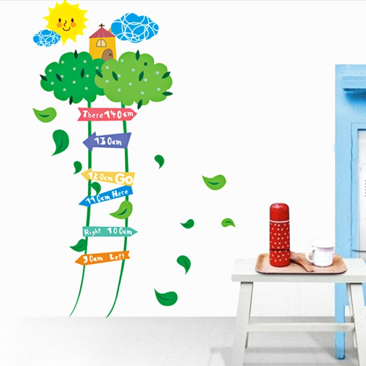 DIY Fashion Self Adhesive PVC Removable Wall Stickers / House Interior Decoration Pictures -- Measuring Height Ladder, Size: 70cm x 50cm