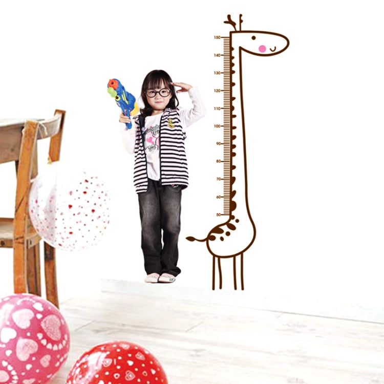 DIY Fashion Self Adhesive PVC Removable Wall Stickers / House Interior Decoration Pictures -- Giraffe Height Measure, Size: 70cm x 50cm
