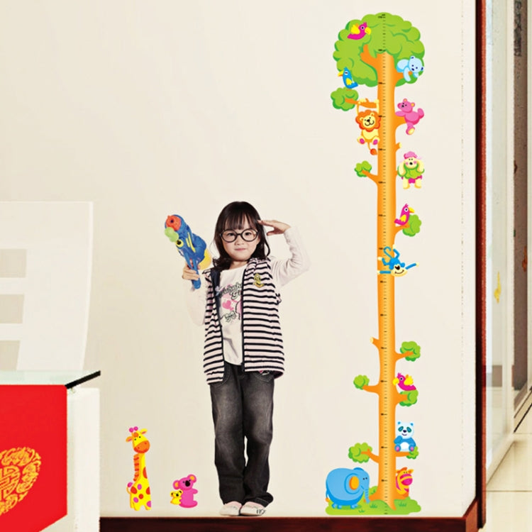 DIY Fashion Self Adhesive PVC Removable Wall Stickers / House Interior Decoration Pictures -- Tree Height Measure, Size: 70cm x 50cm