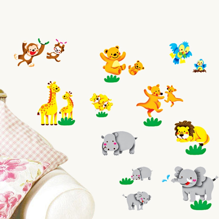 DIY Fashion Self Adhesive PVC Removable Wall Stickers / House Interior Decoration Pictures -- Cartoon Animal, Size: 70cm x 50cm