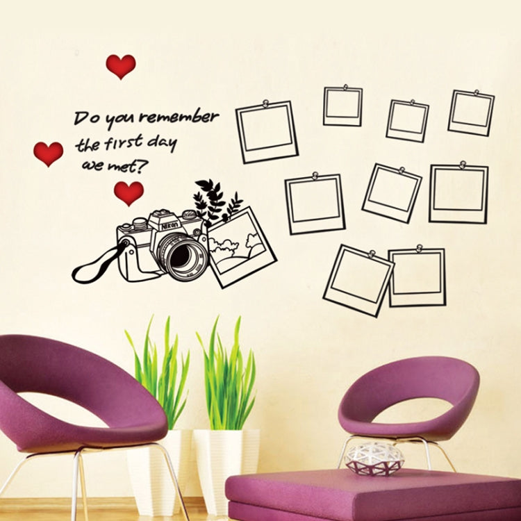 DIY Fashion Self Adhesive PVC Removable Wall Stickers / House Interior Decoration Pictures -- Photo Old Time, Size: 70cm x 50cm