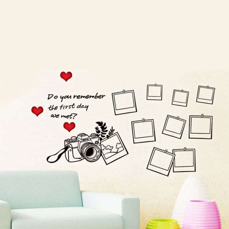 DIY Fashion Self Adhesive PVC Removable Wall Stickers / House Interior Decoration Pictures -- Photo Old Time, Size: 70cm x 50cm
