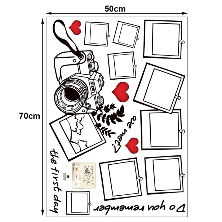 DIY Fashion Self Adhesive PVC Removable Wall Stickers / House Interior Decoration Pictures -- Photo Old Time, Size: 70cm x 50cm