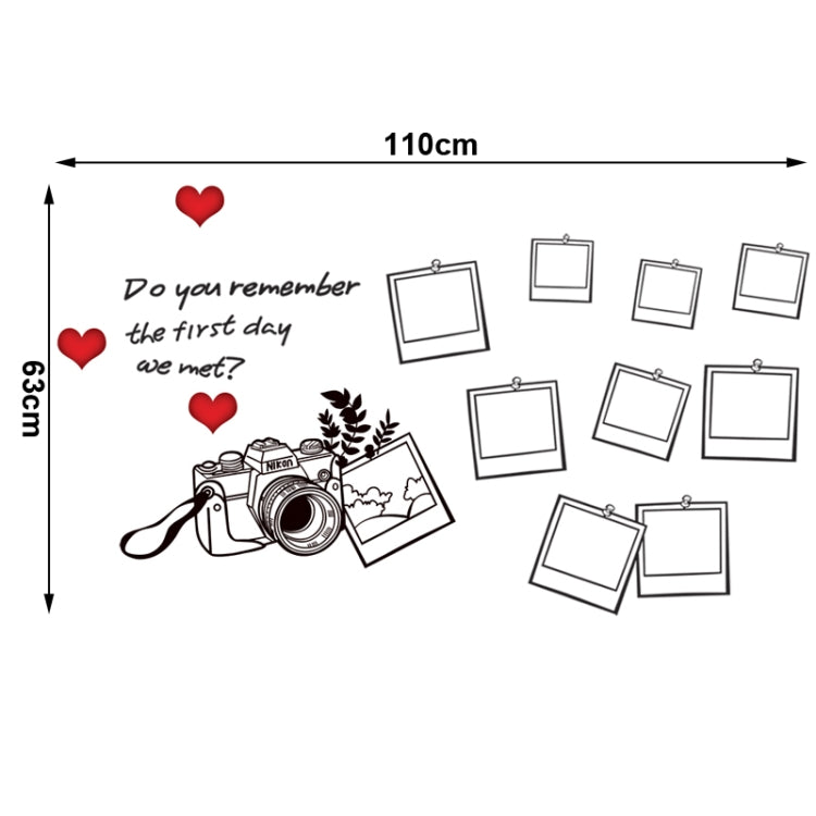 DIY Fashion Self Adhesive PVC Removable Wall Stickers / House Interior Decoration Pictures -- Photo Old Time, Size: 70cm x 50cm