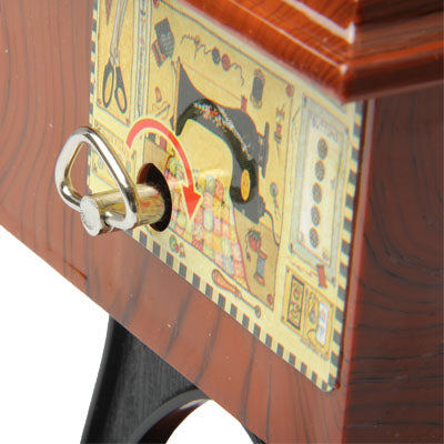 Sewing Machine Modeling Music Box