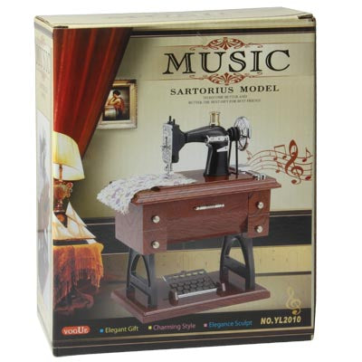 Sewing Machine Modeling Music Box