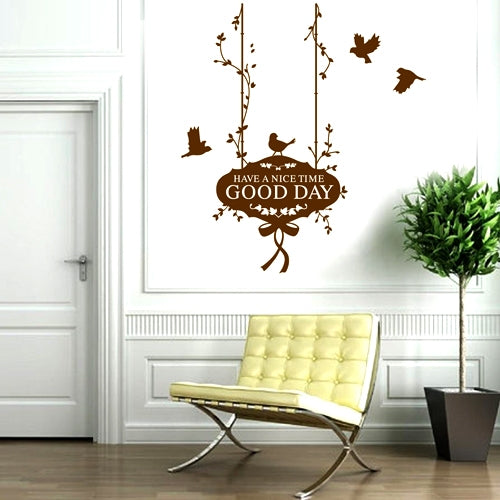 DIY Fashion Self Adhesive PVC Removable Wall Stickers / House Interior Decoration Pictures -- Nice bird, Size: 70cm x 50cm