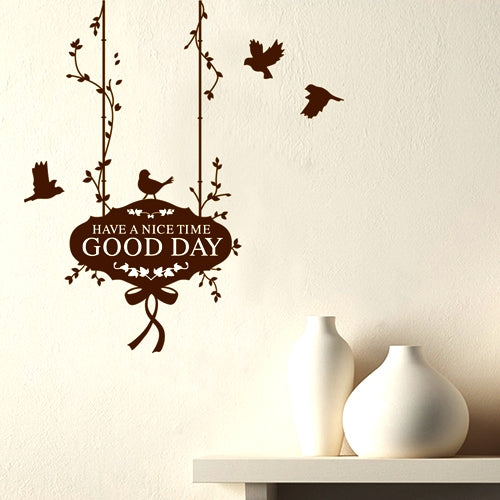 DIY Fashion Self Adhesive PVC Removable Wall Stickers / House Interior Decoration Pictures -- Nice bird, Size: 70cm x 50cm