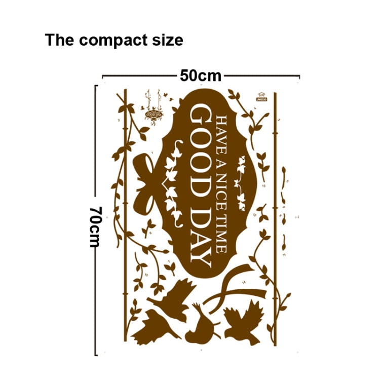 DIY Fashion Self Adhesive PVC Removable Wall Stickers / House Interior Decoration Pictures -- Nice bird, Size: 70cm x 50cm