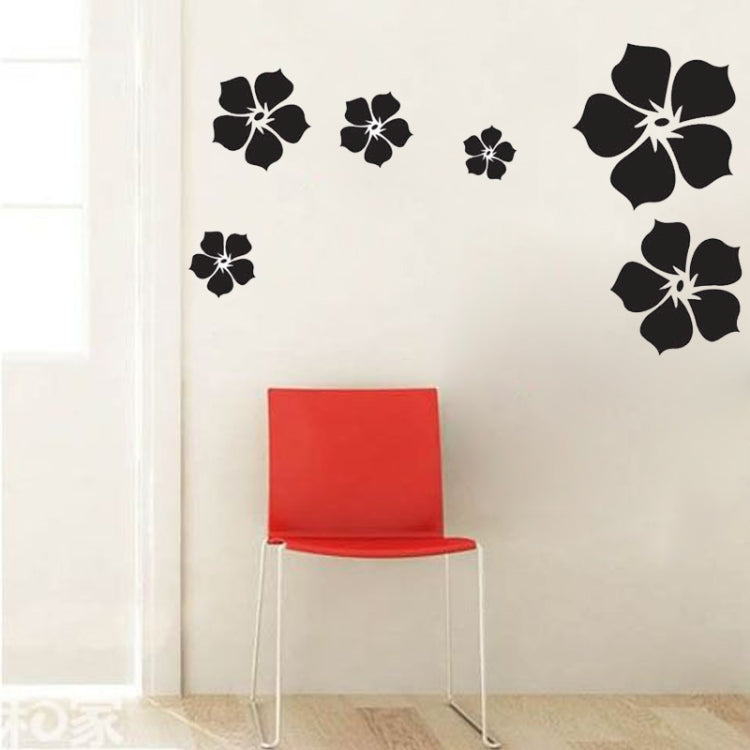 DIY Fashion Self Adhesive PVC Removable Wall Stickers / House Interior Decoration Pictures --Flower, Size: 90cm x 60cm