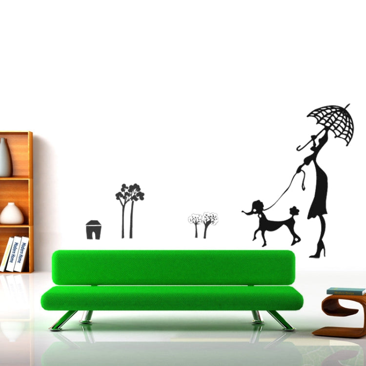 DIY Fashion Self Adhesive PVC Removable Wall Stickers / House Interior Decoration Pictures -- Pretty Girl, Size: 90cm x 60cm