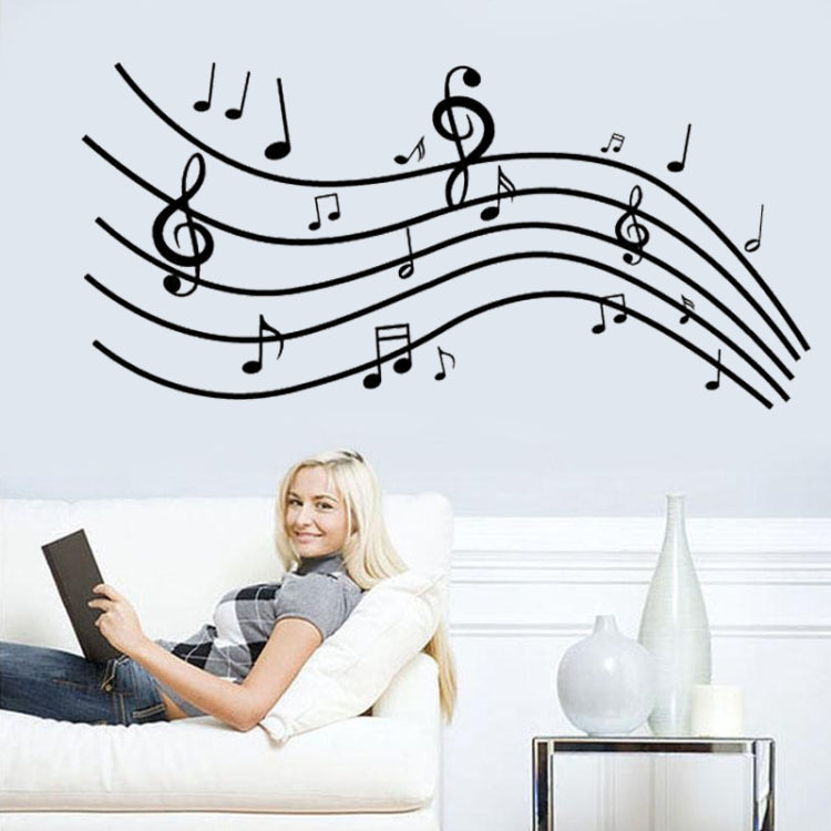 DIY Fashion Self Adhesive PVC Removable Wall Stickers / House Interior Decoration Pictures -- Music, Size: 90cm x 60cm