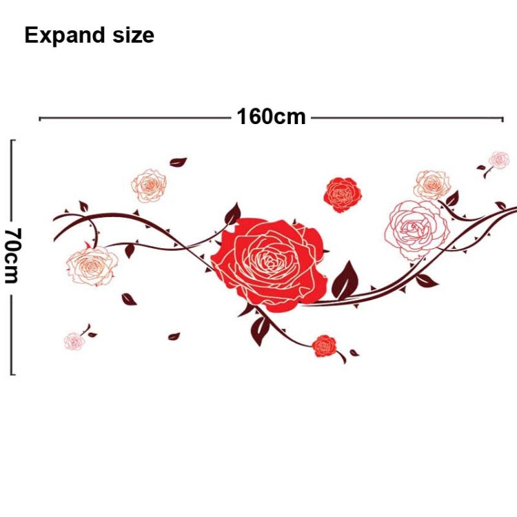 DIY Fashion Self Adhesive PVC Removable Wall Stickers / House Interior Decoration Pictures -- Rich Peony Flowers, Size: 90cm x 60cm