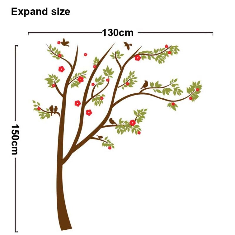 DIY Fashion Self Adhesive PVC Removable Wall Stickers / House Interior Decoration Pictures -- Verdant Tree, Size: 90cm x 60cm