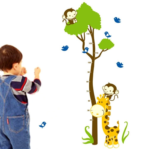 DIY Fashion Self Adhesive PVC Removable Wall Stickers / House Interior Decoration Pictures -- Animals and Trees, Size: 90cm x 60cm