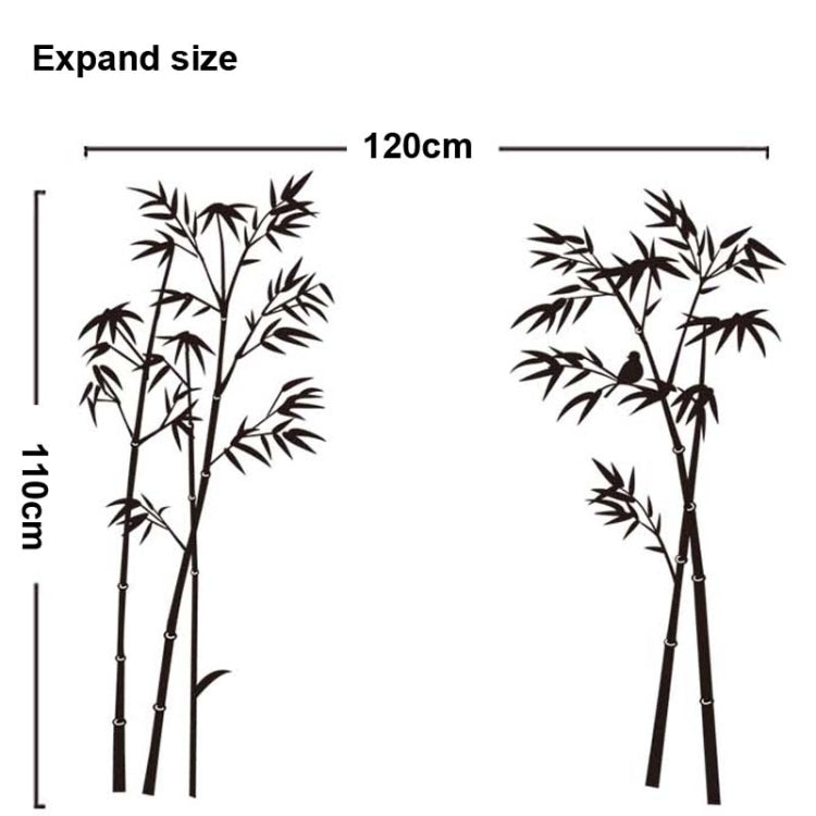 DIY Fashion Self Adhesive PVC Removable Wall Stickers / House Interior Decoration Pictures -- Bamboo, Size: 90cm x 60cm