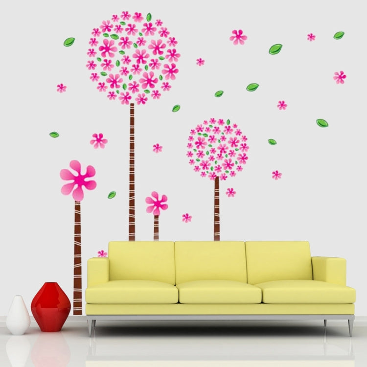 DIY Fashion Self Adhesive PVC Removable Wall Stickers / House Interior Decoration Pictures -- Flower & Tree, Size: 90cm x 60cm