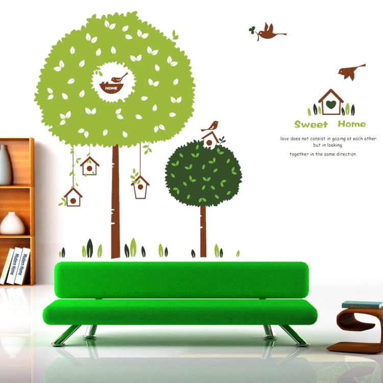 DIY Fashion Self Adhesive PVC Removable Wall Stickers / House Interior Decoration Pictures -- Sweet Home, Size: 90cm x 60cm