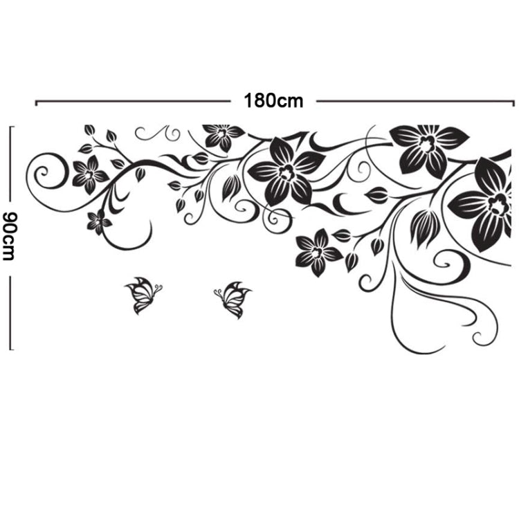 DIY Fashion Self Adhesive PVC Removable Wall Stickers / House Interior Decoration Pictures --Decorative Border, Size: 90cm x 60cm