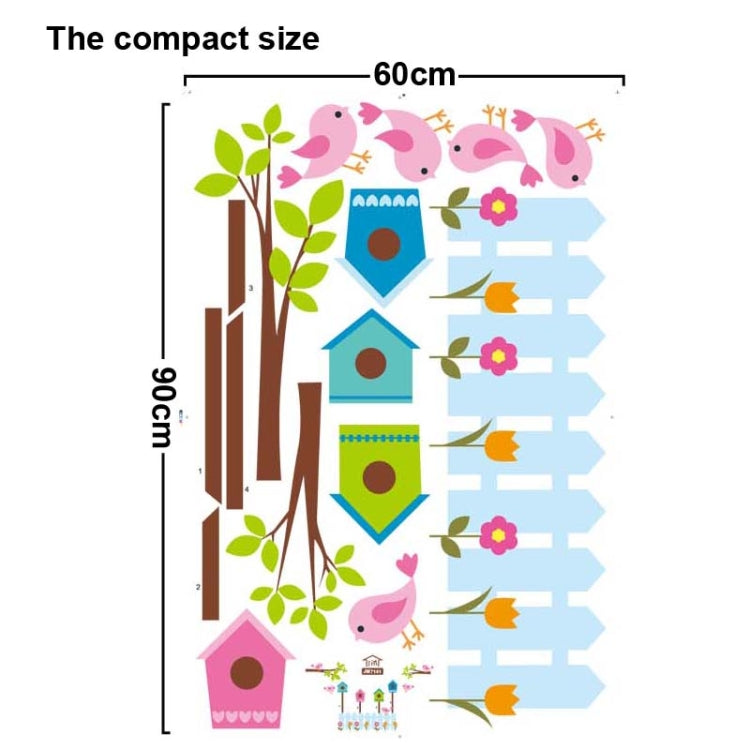 DIY Fashion Self Adhesive PVC Removable Wall Stickers / House Interior Decoration Pictures -- Fine Spring Day, Size: 90cm x 60cm