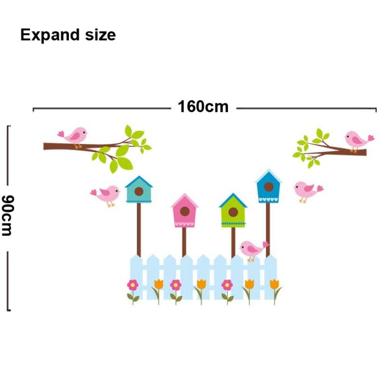 DIY Fashion Self Adhesive PVC Removable Wall Stickers / House Interior Decoration Pictures -- Fine Spring Day, Size: 90cm x 60cm