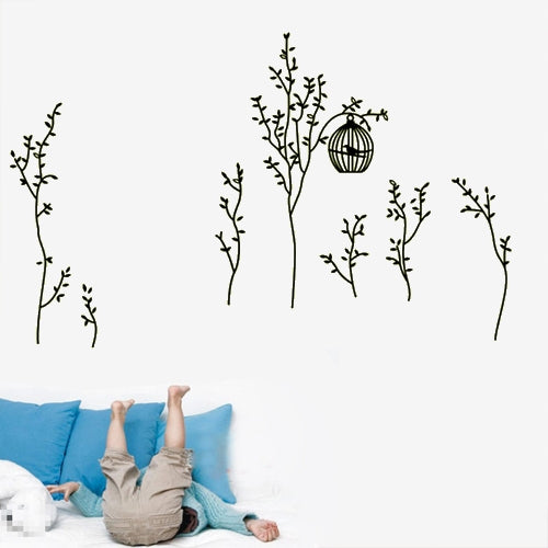 DIY Fashion Self Adhesive PVC Removable Wall Stickers / House Interior Decoration Pictures -- Line Forest, Size: 90cm x 60cm