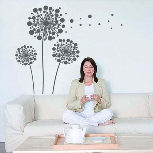 DIY Fashion Self Adhesive PVC Removable Wall Stickers / House Interior Decoration Pictures -- Andelion, Size: 90cm x 60cm