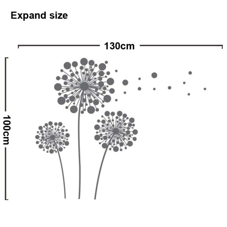 DIY Fashion Self Adhesive PVC Removable Wall Stickers / House Interior Decoration Pictures -- Andelion, Size: 90cm x 60cm