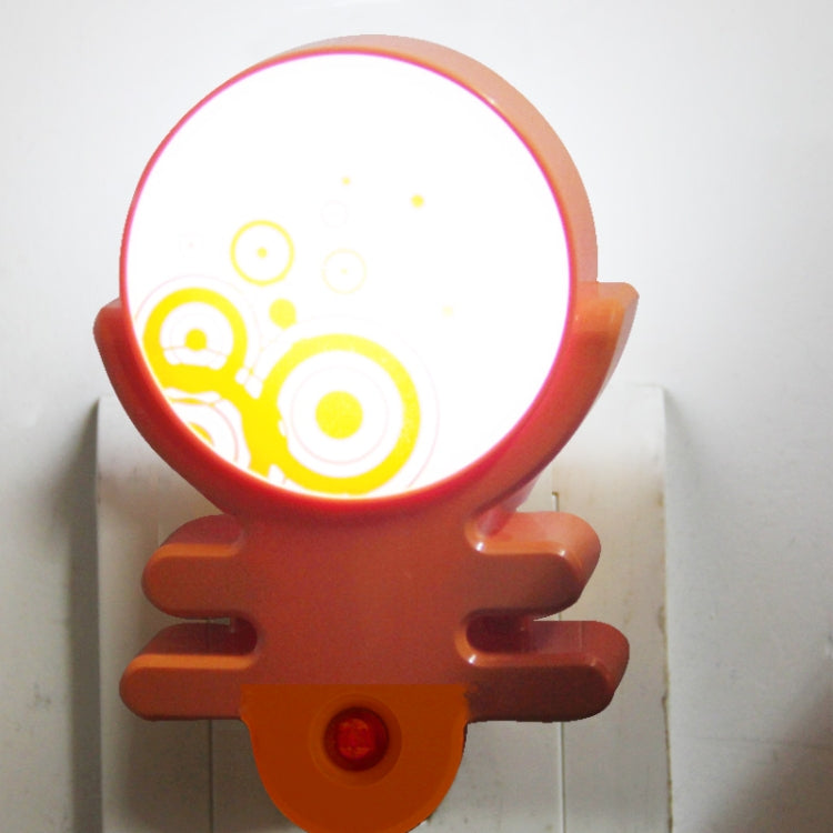 Light-operated LED Night Light, EU Plug(Orange)
